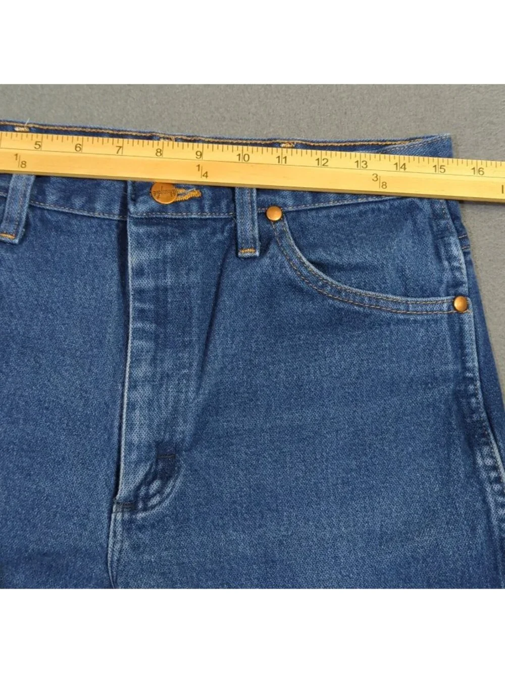 Wrangler Jeans Men's 32x32 Fits 31x31 Blue 936DEN Cowboy Cut Slim Fit Western